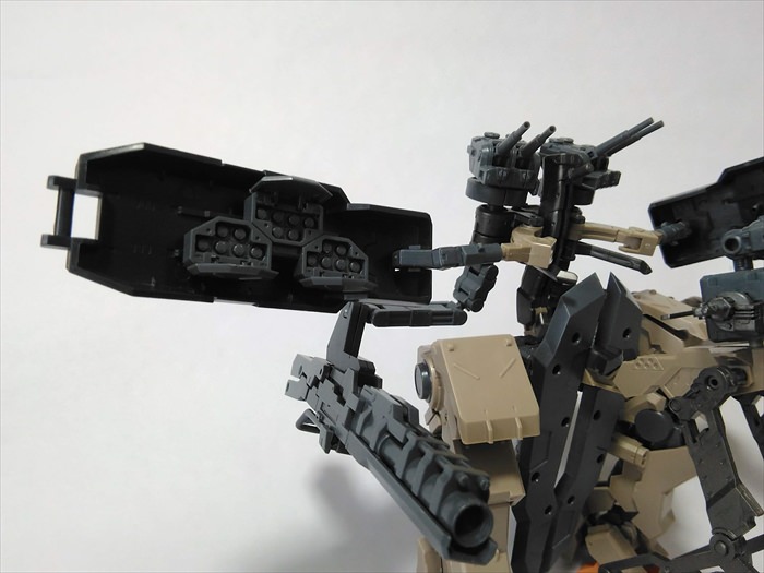 ロボの武装のアップ写真